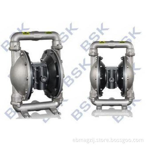 Pneumatic Vacuum Stainless Steel Diaphragm Pump With Flap V